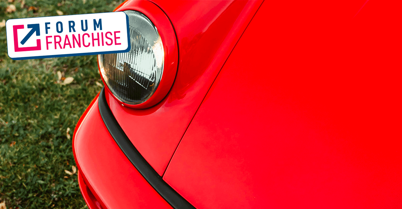 Présence de la franchise automobile L'Agence Automobiliere au salon Forum franchise en 2025