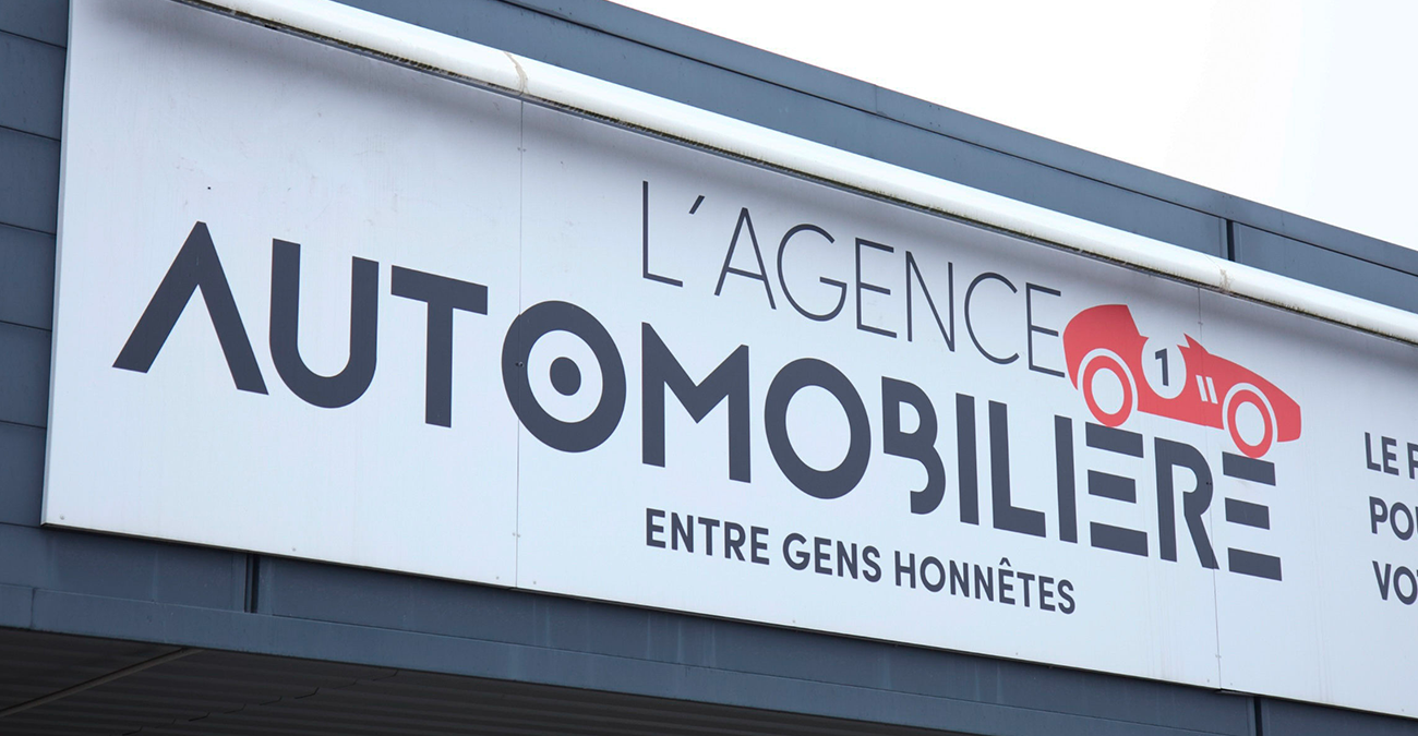 Enseigne L'Agence Automobiliere